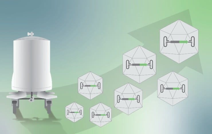 From process development to manufacturing: how to successfully optimize and scale up the AAV enrichment step on novel﻿ CIMmultus QA HR line