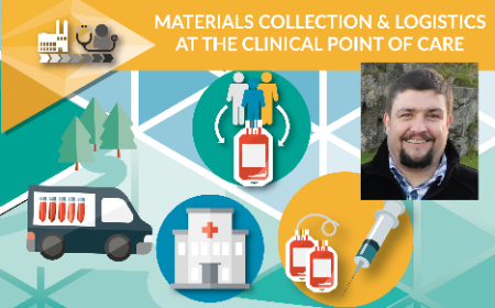 Managing starting materials collection and logistics at the clinical point of care
