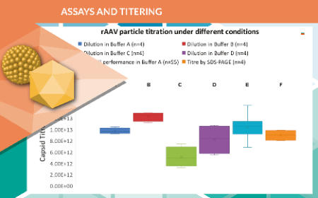 Performance of in-house optimized orthogonal methods for titration of in-process and purified rAAV